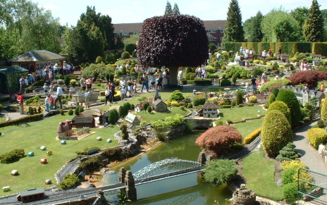 General view of Bekonscot Model Village, an example of excellent long-term maintenance.